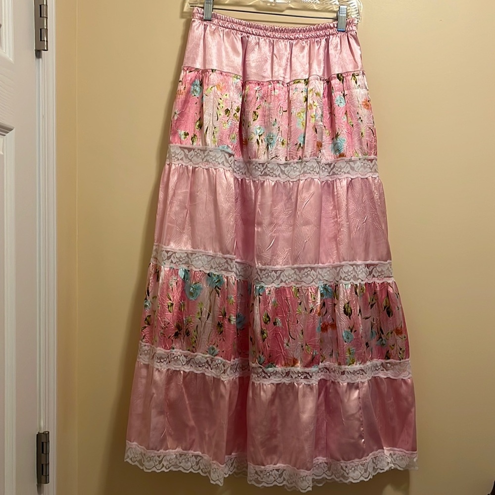 Women long skirt fairycore cottagecore